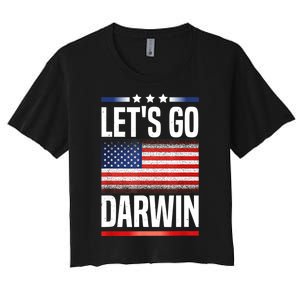 Let's Go Darwin Women's Crop Top Tee