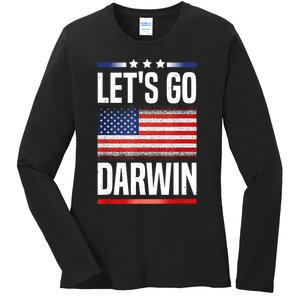 Let's Go Darwin Ladies Long Sleeve Shirt