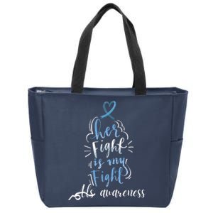 Lou Gehrigs Disease ALS Awareness Month Celebration, Perfect For MND Patients Zip Tote Bag