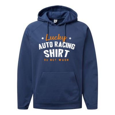 Lucky Gift Do Not Wash Car Racing Hobby Auto Racing Cool Gift Performance Fleece Hoodie