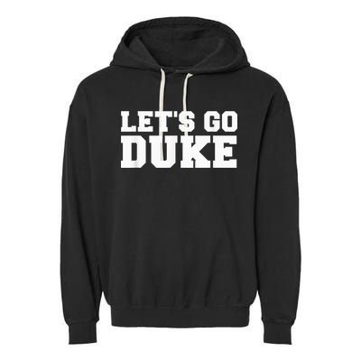 Let's Go Duke Garment-Dyed Fleece Hoodie