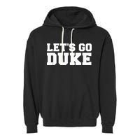 Let's Go Duke Garment-Dyed Fleece Hoodie