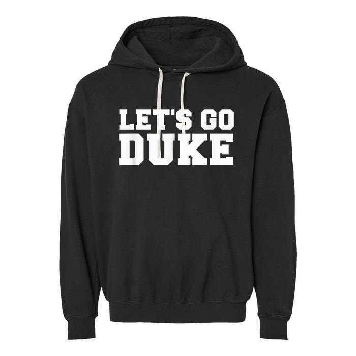 Let's Go Duke Garment-Dyed Fleece Hoodie