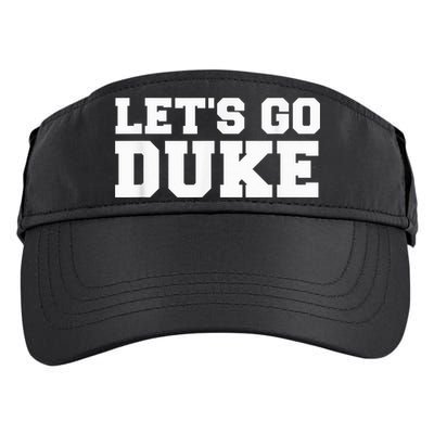 Let's Go Duke Adult Drive Performance Visor