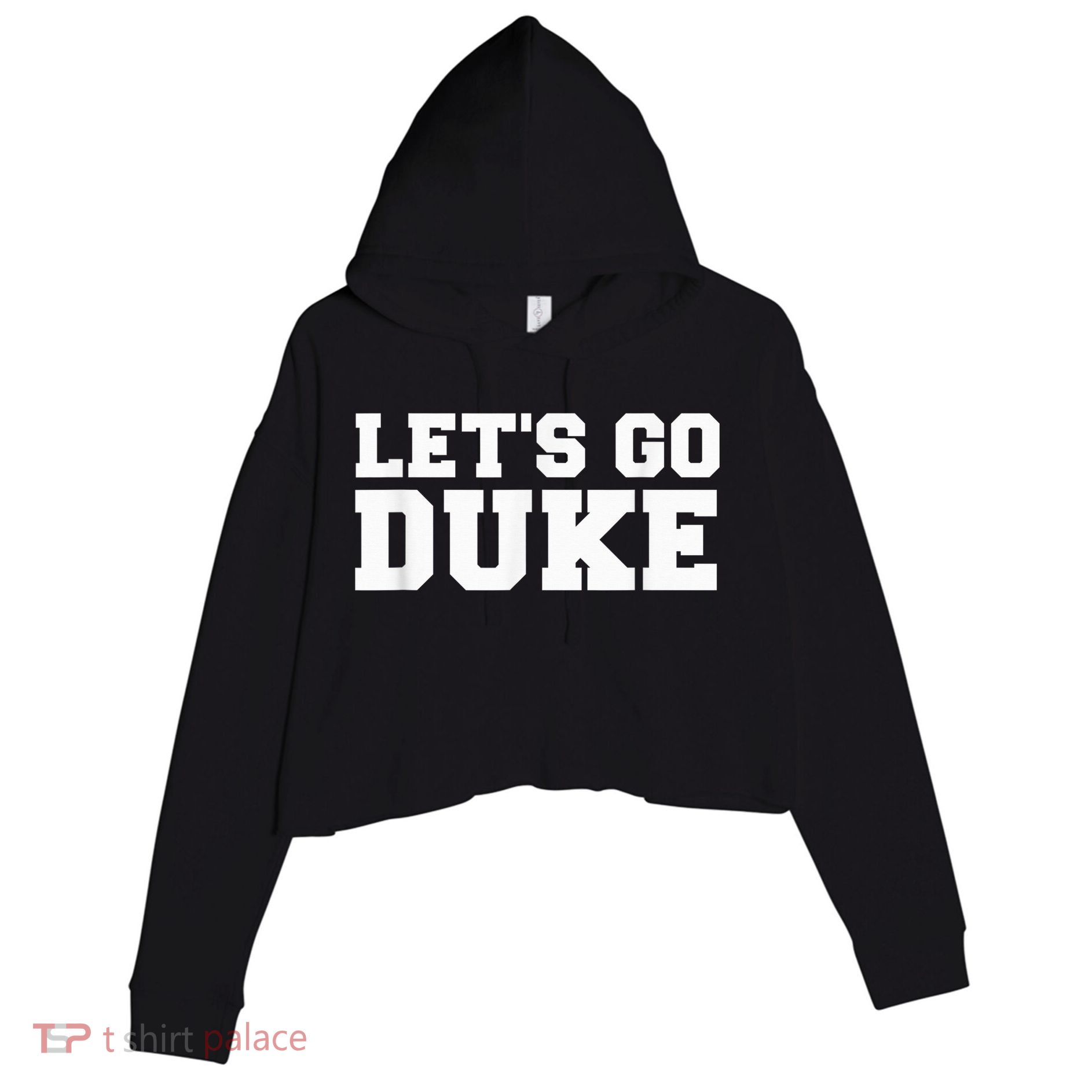 Let's Go Duke Crop Fleece Hoodie