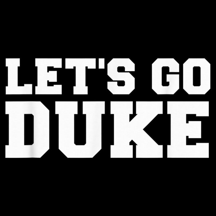 Let's Go Duke Cropped Pullover Crew