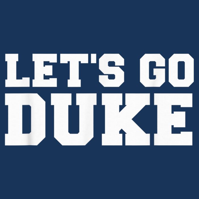 Let's Go Duke 7 Panel Mesh Trucker Snapback Hat