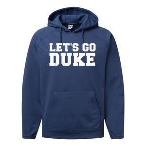 Let's Go Duke Performance Fleece Hoodie