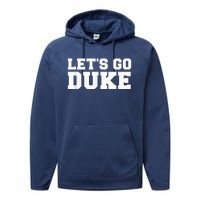 Let's Go Duke Performance Fleece Hoodie