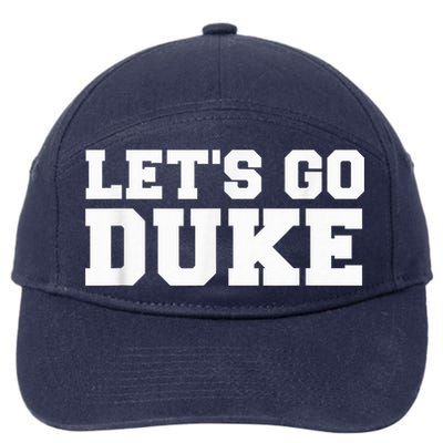 Let's Go Duke 7-Panel Snapback Hat