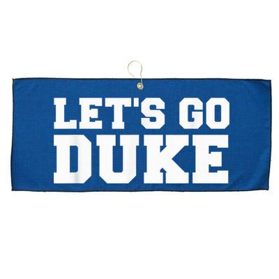 Let's Go Duke Large Microfiber Waffle Golf Towel