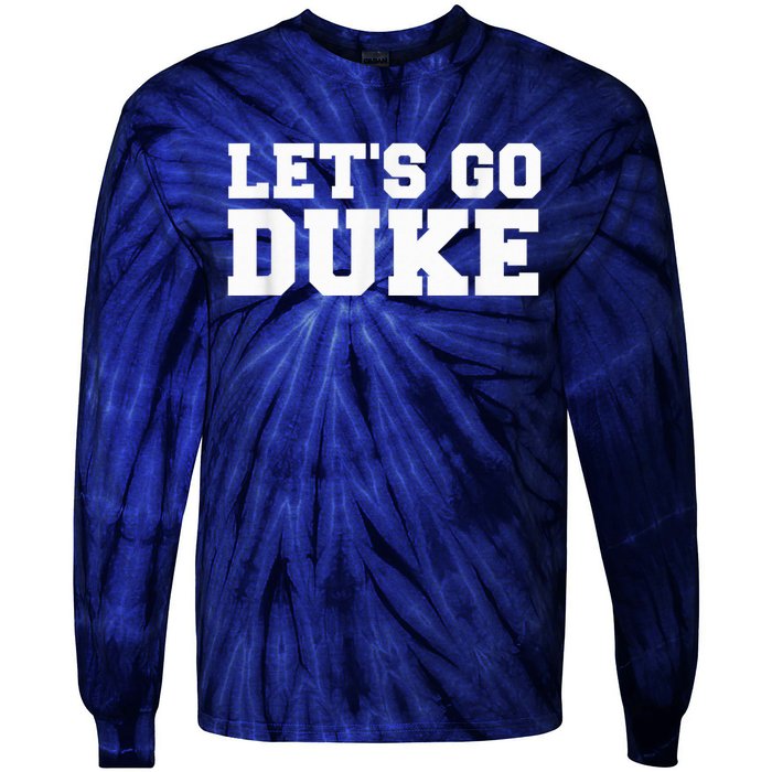 Let's Go Duke Tie-Dye Long Sleeve Shirt