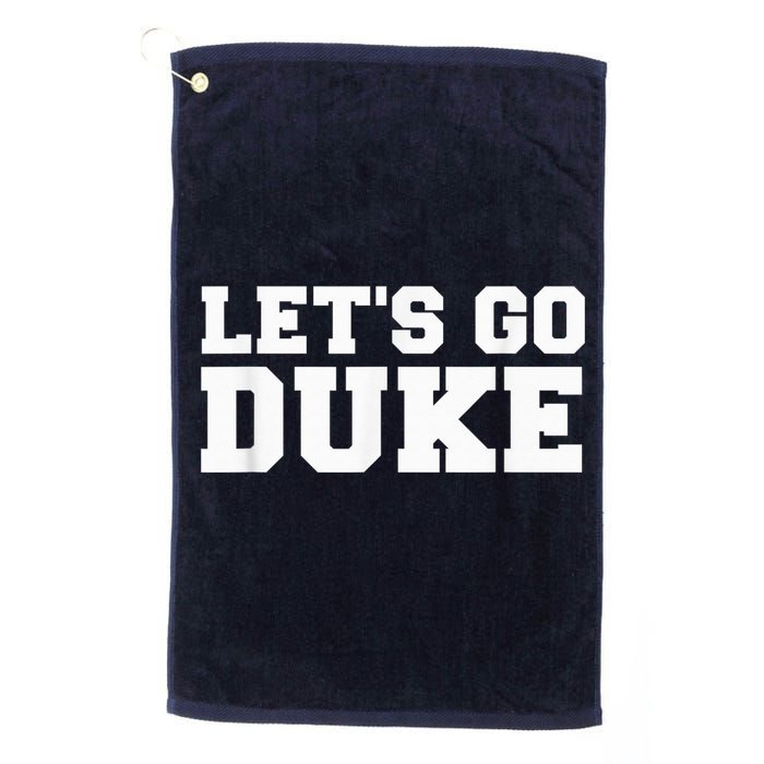 Let's Go Duke Golf Towel