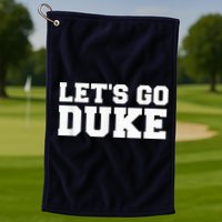 Let's Go Duke Golf Towel