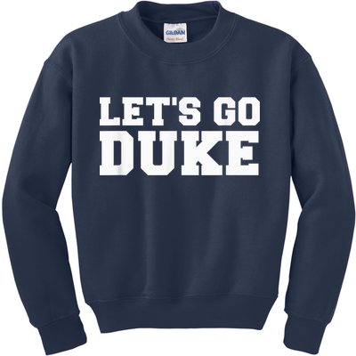 Let's Go Duke Kids Sweatshirt