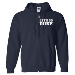 Let's Go Duke Full Zip Hoodie