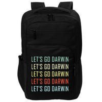 Lets Go Darwin Funny Sarcastic Trending Political Impact Tech Backpack
