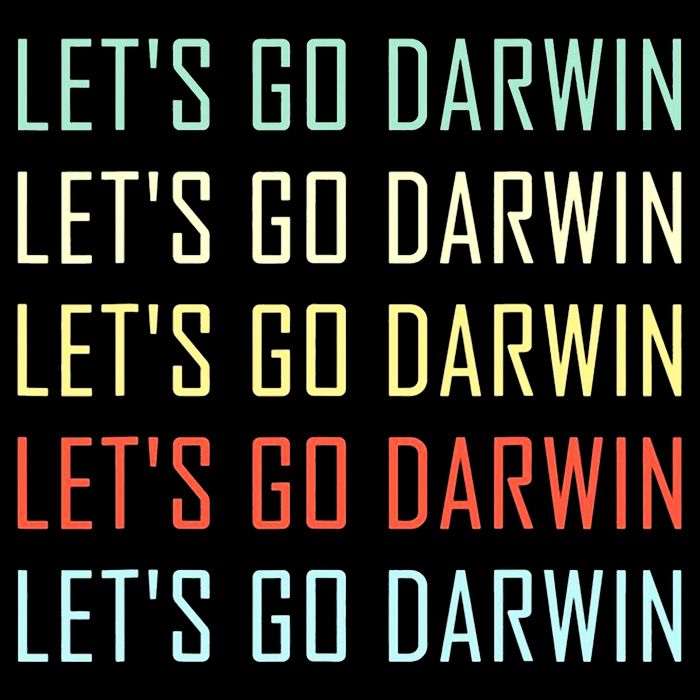 Lets Go Darwin Funny Sarcastic Trending Political Impact Tech Backpack