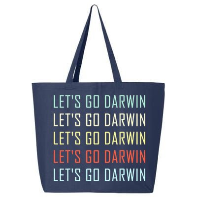 Lets Go Darwin Funny Sarcastic Trending Political 25L Jumbo Tote