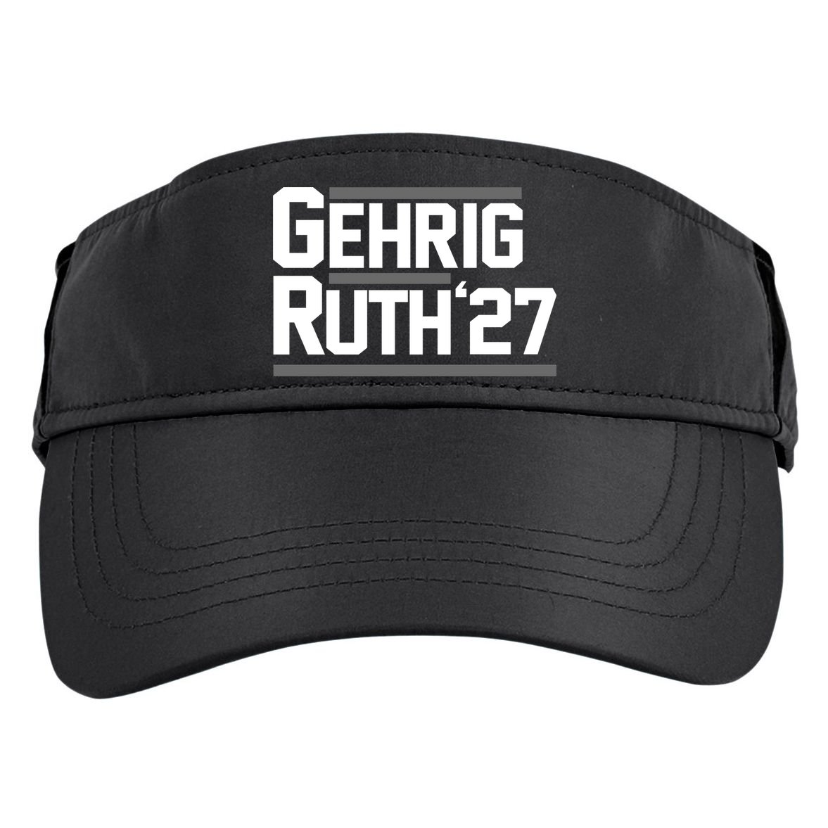 Lou Gehrig Day Lou Gehrig Ruth27 Adult Drive Performance Visor