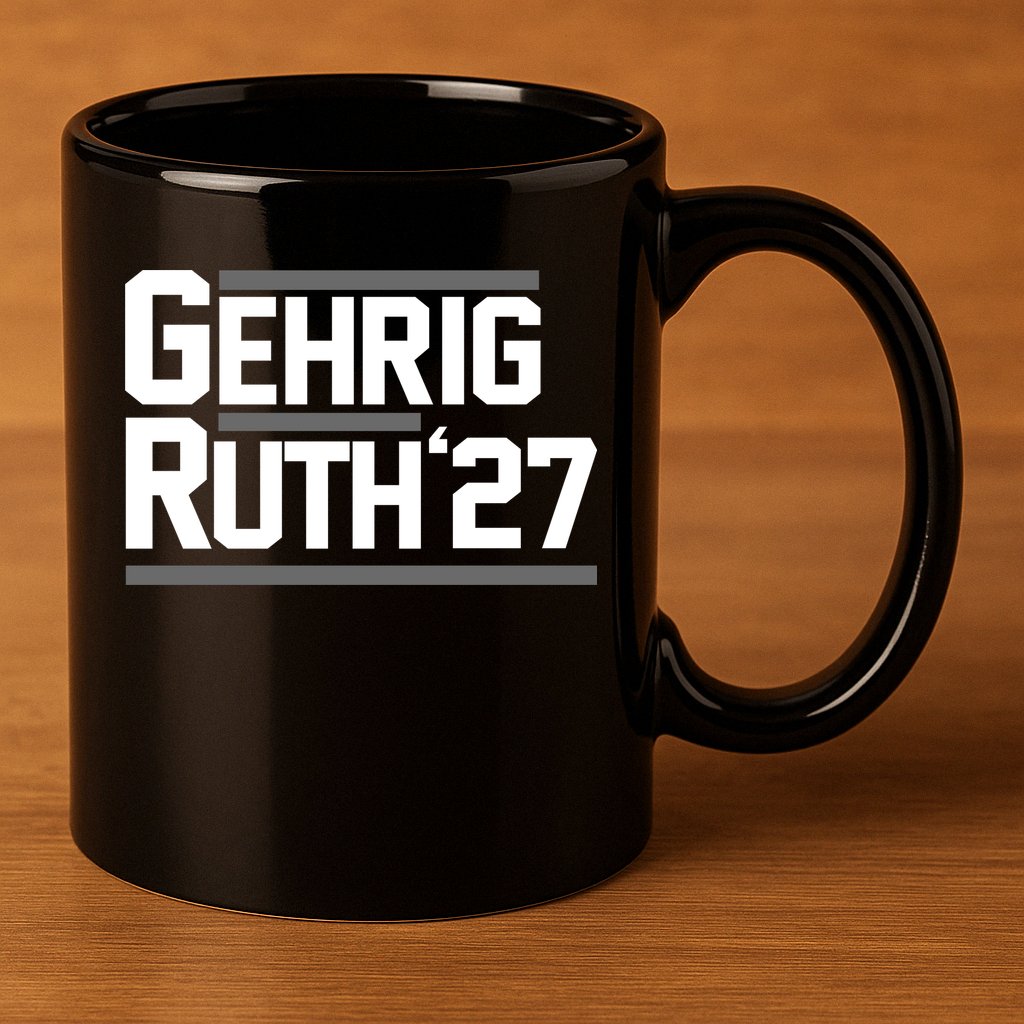 Lou Gehrig Day Lou Gehrig Ruth27 11oz C Handle Ceramic Mug