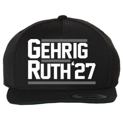 Lou Gehrig Day Lou Gehrig Ruth27 Wool Snapback Cap