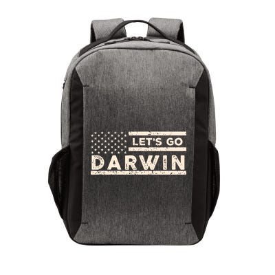 Lets Go Darwin US Flag Vintage Vector Backpack
