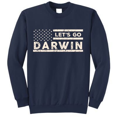 Lets Go Darwin US Flag Vintage Sweatshirt