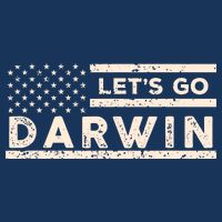 Lets Go Darwin US Flag Vintage Bucket Hat