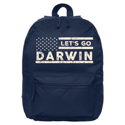 Lets Go Darwin US Flag Vintage 16 in Basic Backpack