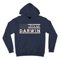 Lets Go Darwin US Flag Vintage Tall Hoodie