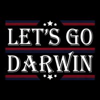 Lets Go Darwin Sarcastic Saying USA Flag Lets Go Darwin Wool Snapback Cap