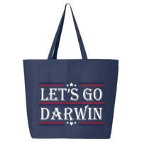 Lets Go Darwin Sarcastic Saying USA Flag Lets Go Darwin 25L Jumbo Tote