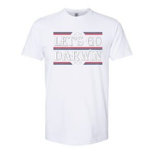 Lets Go Darwin Sarcastic Saying USA Flag Lets Go Darwin Softstyle CVC T-Shirt