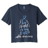 Lou Gehrig Disease ALS Awareness Month Celebration, Perfect For MND Patients Women's Crop Top Tee