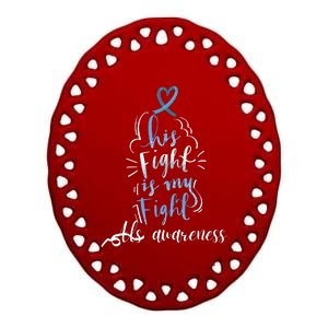 Lou Gehrig Disease ALS Awareness Month Celebration, Perfect For MND Patients Ceramic Oval Ornament