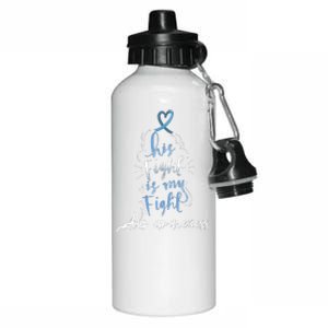 Lou Gehrig Disease ALS Awareness Month Celebration, Perfect For MND Patients Aluminum Water Bottle 