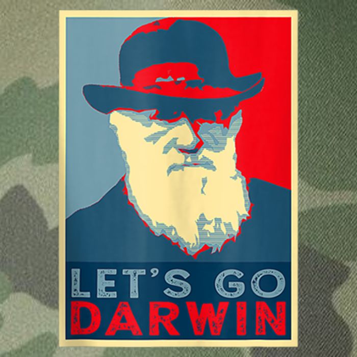 Lets Go Darwin Funny Sarcastic Hope Style Legacy Tie Dye Trucker Hat
