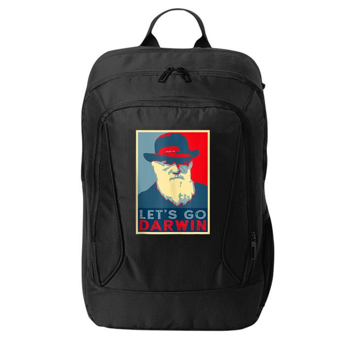 Lets Go Darwin Funny Sarcastic Hope Style City Backpack