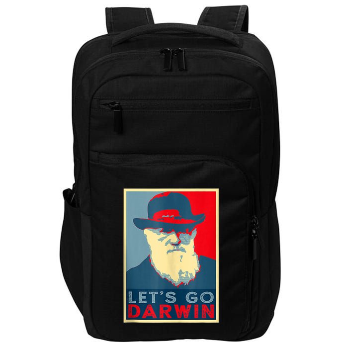 Lets Go Darwin Funny Sarcastic Hope Style Impact Tech Backpack