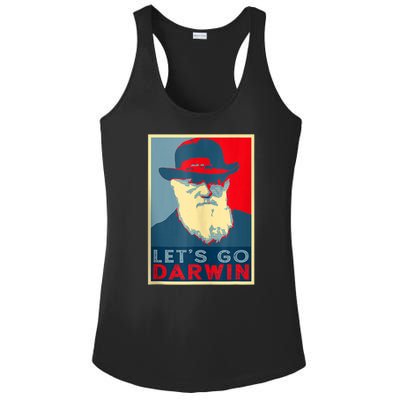 Lets Go Darwin Funny Sarcastic Hope Style Ladies PosiCharge Competitor Racerback Tank