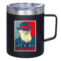Lets Go Darwin Funny Sarcastic Hope Style 12oz Stainless Steel Coffee Mug