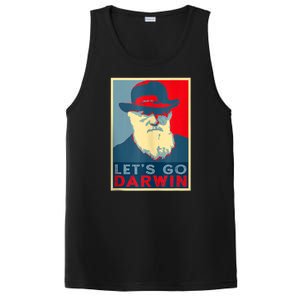 Lets Go Darwin Funny Sarcastic Hope Style PosiCharge Competitor Tank