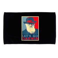 Lets Go Darwin Funny Sarcastic Hope Style Microfiber Hand Towel