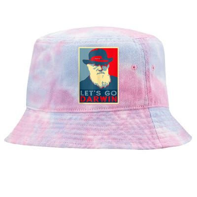 Lets Go Darwin Funny Sarcastic Hope Style Tie-Dyed Bucket Hat