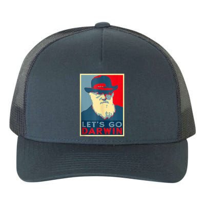 Lets Go Darwin Funny Sarcastic Hope Style Yupoong Adult 5-Panel Trucker Hat