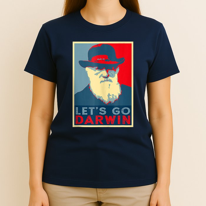 Lets Go Darwin Funny Sarcastic Hope Style T-Shirt