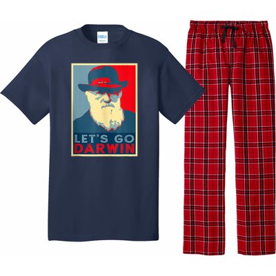 Lets Go Darwin Funny Sarcastic Hope Style Pajama Set