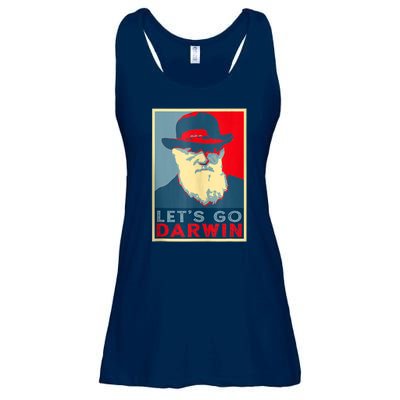 Lets Go Darwin Funny Sarcastic Hope Style Ladies Essential Flowy Tank