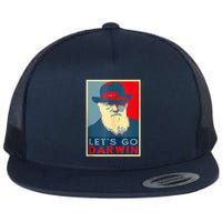 Lets Go Darwin Funny Sarcastic Hope Style Flatbill Hat